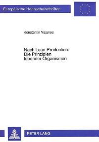Book Cover for Nach Lean Production by Konstantin Vajanos