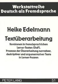 Book Cover for Textuberarbeitung by Heike Edelmann