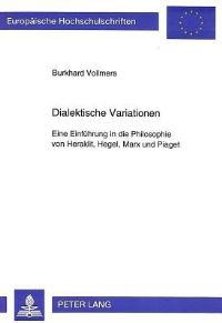 Book Cover for Dialektische Variationen by Burkhard Vollmers