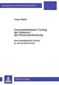 Book Cover for Computerbasiertes Training Als Instrument Der Personalentwicklung by Jürgen Ryback