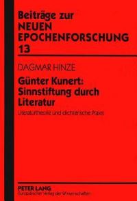 Book Cover for Gunter Kunert: Sinnstiftung Durch Literatur by Dagmar Hinze