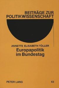 Book Cover for Europapolitik Im Bundestag by Annette Elisabeth Töller