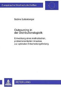 Book Cover for Outsourcing in Der Distributionslogistik by Sabine Guttenberger