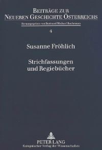 Book Cover for Strichfassungen Und Regiebucher by Susanne Fröhlich