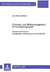 Book Cover for Chancen- Und Risikomanagement Im Innovationsprozeß by JanPeter Eichhorn