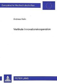 Book Cover for Vertikale Innovationskooperation by Andreas Halin