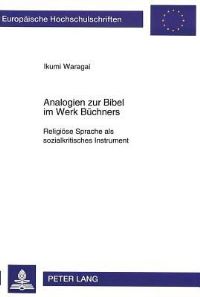 Book Cover for Analogien Zur Bibel Im Werk Buchners by Ikumi Waragai