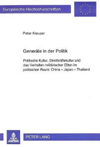 Book Cover for Generale in Der Politik by Peter Kreuzer