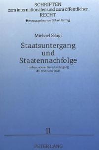 Book Cover for Staatsuntergang Und Staatennachfolge by Michael Silagi