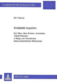 Book Cover for Solidaritat Begreifen by Elfi Thiemer
