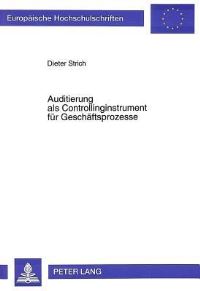 Book Cover for Auditierung Als Controllinginstrument Fur Geschaftsprozesse by Dieter Strich