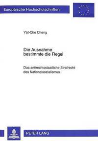 Book Cover for Die Ausnahme Bestimmte Die Regel by YatChe Cheng