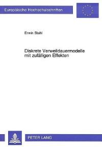 Book Cover for Diskrete Verweildauermodelle Mit Zufalligen Effekten by Erwin Stahl