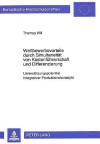 Book Cover for Wettbewerbsvorteile Durch Simultaneitat Von Kostenfuhrerschaft Und Differenzierung by Thomas Will