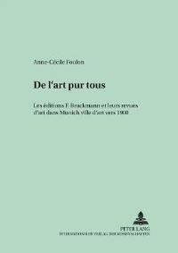 Book Cover for De L'art Pour Tous by AnneCécile Foulon