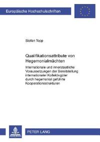 Book Cover for Qualifikationsattribute Von Hegemonialmachten by Stefan Topp