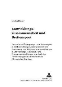 Book Cover for Entwicklungszusammenarbeit Und Breitensport by Michael Bauer