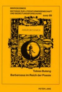 Book Cover for Barbarossa Im Reich Der Poesie by Tobias Bulang