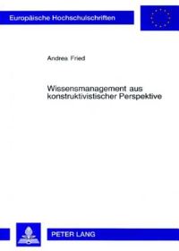 Book Cover for Wissensmanagement Aus Konstruktivistischer Perspektive by Andrea Fried