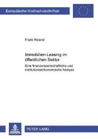 Book Cover for Immobilien-Leasing Im Offentlichen Sektor by Frank Roland