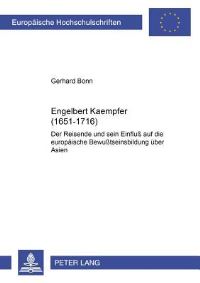 Book Cover for Engelbert Kaempfer (1651-1716) by Gerhard Bonn