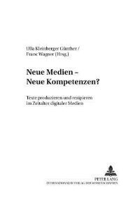 Book Cover for Neue Medien - Neue Kompetenzen? by Franc Wagner, Ulla Kleinberger Günther