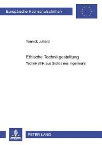 Book Cover for Ethische Technikgestaltung by Yannick Julliard