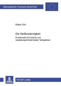 Book Cover for Die Tarifzustandigkeit by Esther Graf