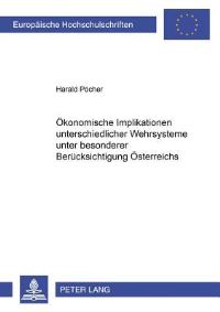 Book Cover for Okonomische Implikationen Unterschiedlicher Wehrsysteme by Harald Pöcher