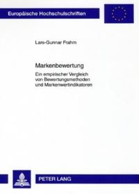 Book Cover for Markenbewertung by Lars-Gunnar Frahm