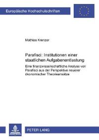 Book Cover for Parafisci: Institutionen Einer Staatlichen Aufgabenentlastung by Mathias Krenzer