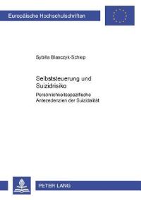 Book Cover for Selbststeuerung Und Suizidrisiko by Sybilla BlasczykSchiep