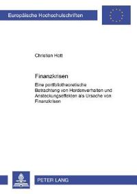 Book Cover for Finanzkrisen by Christian Hott