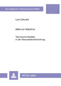 Book Cover for Mens Ex Machina by Lars Schuster