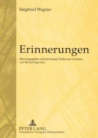 Book Cover for Erinnerungen by Siegfried Wagner