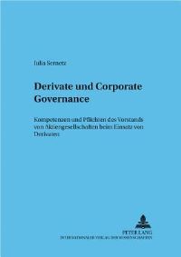 Book Cover for Derivate Und Corporate Governance by Julia Sernetz