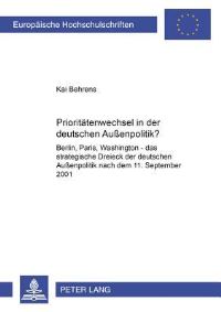 Book Cover for Prioritätenwechsel in Der Deutschen Aussenpolitik? by Kai Behrens