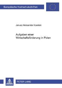 Book Cover for Aufgaben Einer Wirtschaftsforderungsbank in Polen by Janusz Aleksander Kosinski