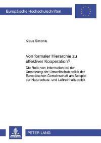 Book Cover for Von Formaler Hierarchie Zu Effektiver Kooperation? by Klaus Simonis
