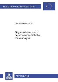 Book Cover for Organisatorische Und Personalwirtschaftliche Risikoanalysen by Carmen Müller-Nuspl