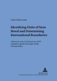 Book Cover for Identifying Units of Statehood and Determining International Boundaries by Helen Ghebrewebet