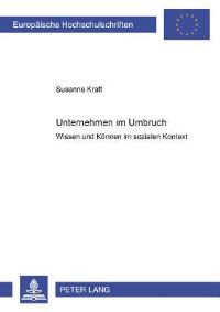 Book Cover for Unternehmen Im Umbruch by Susanne Kraft