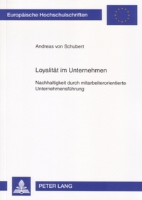 Book Cover for Loyalitat Im Unternehmen by Andreas von Schubert