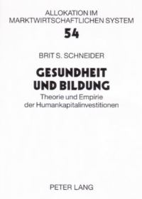 Book Cover for Gesundheit Und Bildung by Brit S Schneider