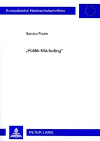Book Cover for «Politik-Marketing>> by Sandra Focke