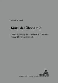 Book Cover for Kunst Der Ökonomie by Karolina Brock