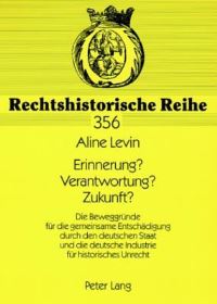 Book Cover for Erinnerung? Verantwortung? Zukunft? by Aline Levin