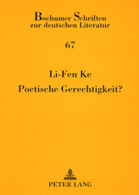 Book Cover for Poetische Gerechtigkeit? by LiFen Ke