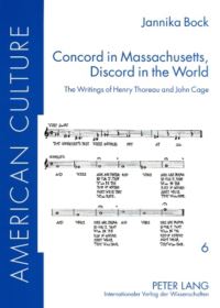 Book Cover for Concord in Massachusetts, Discord in the World by Jannika Bock