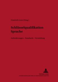 Book Cover for Schlüsselqualifikation Sprache by Friedrich Lenz